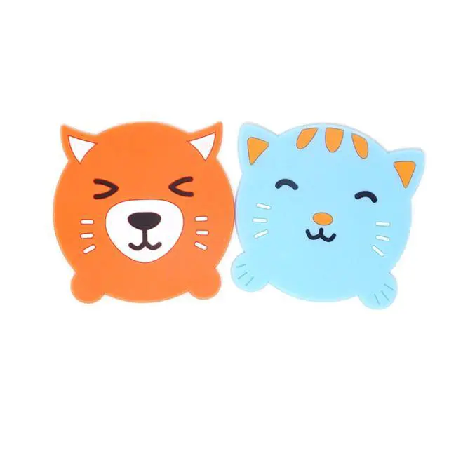 Alt view image 5 of 7 - Cute Colorful Animal Silicone Rubber Coasters Cup Mats