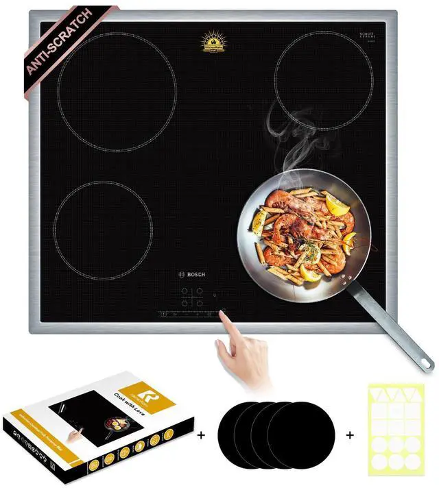 Main image of Large Induction Cooktop Protector Mat 20.4x30.7 Inch,Translucent (Magnetic) Stove Top Cover for Electric Stove, Silicone Stove Mat for Glass Top Stove,Glass Top Stove Cover (TSMGTS3)