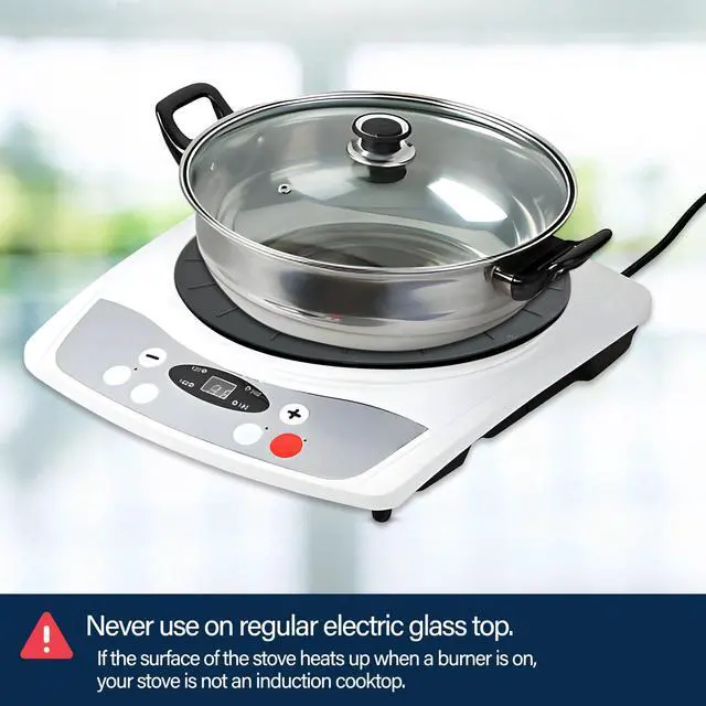 Alt view image 7 of 7 - Induction Cooktop Protector - Induction Cooktop Silicone Stove Top Mat - Anti-Slip Mats to Keep Pots Stable and Protect Surfaces from Scratches (Small - 7.8 Inches)