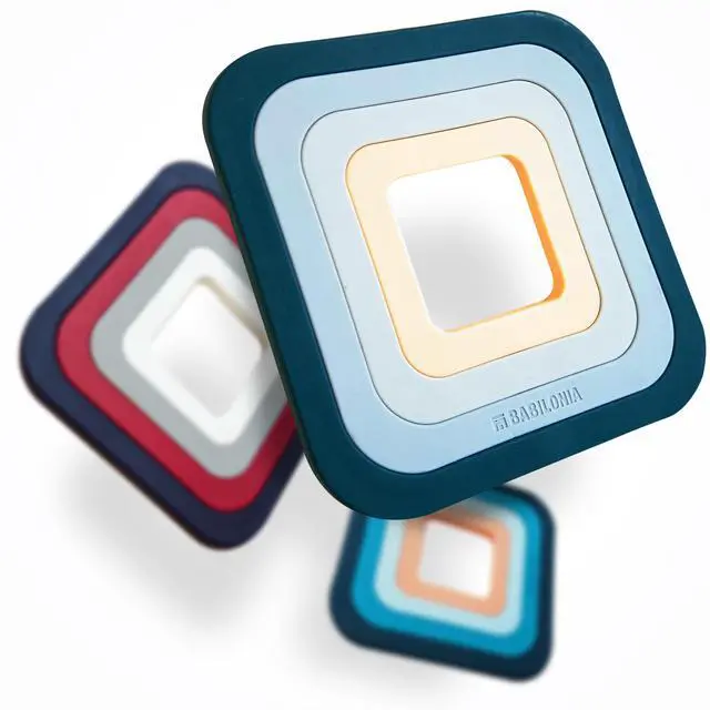 Alt view image 6 of 6 - Silicone Trivets for Hot Dishes, Pots and Pans - 4 pcs Heat Resistant Mats for Countertop, Non-Slip Silicone Hot Pads for Kitchen, Pot Holders, Built-in Design, Dishwasher Safe, Food Grade & BPA Free
