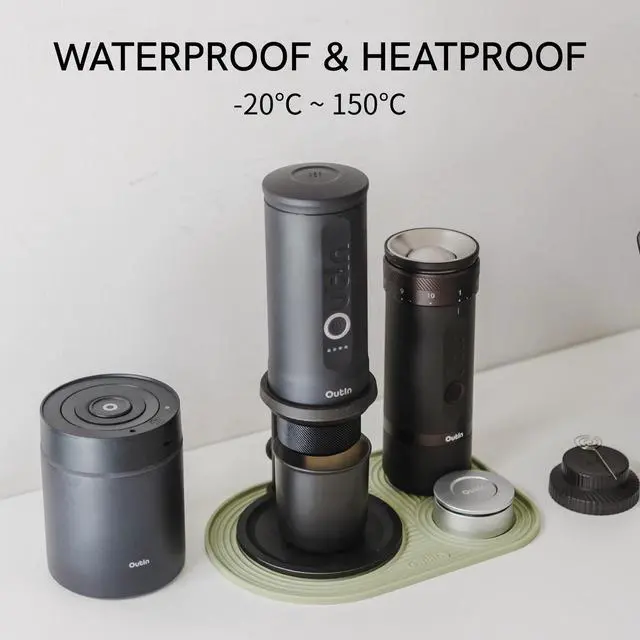 Alt view image 4 of 6 - Silicone Coffee Mat, Foldable & Waterproof