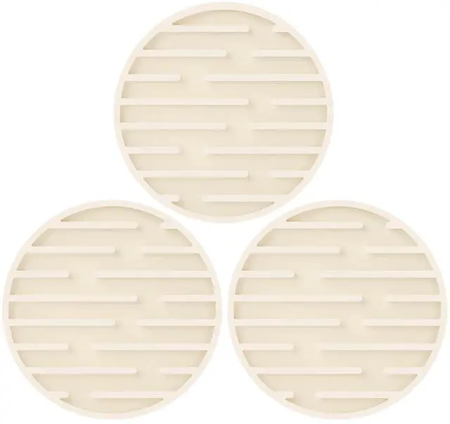 Main image of Silicone Coasters for Drinks, Thickened Coasters Cup Mat, Heat Resistant 600 Non-Slip Coaster for Coffee Table, Kitchen, Bar
