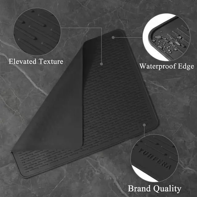 Alt view image 4 of 7 - Stove Top Cover for Electric Stove - Silicone Stove Mat for Glass Top, Glass Cooktop Protector for Kitchen,Multi-Functional Oven Covers for Electric Stove (Black,28 x 20)