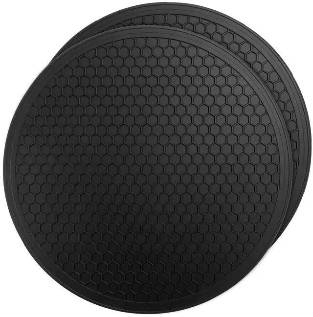 Main image of 2 Pcs Microwave Mat, 10 Inch Honeycomb Textured Circular Silicone Pad, Reusable Washable Insulation Coaster, for Kitchen Countertop, Dining Table, and Home Daily Heat Insulation Use
