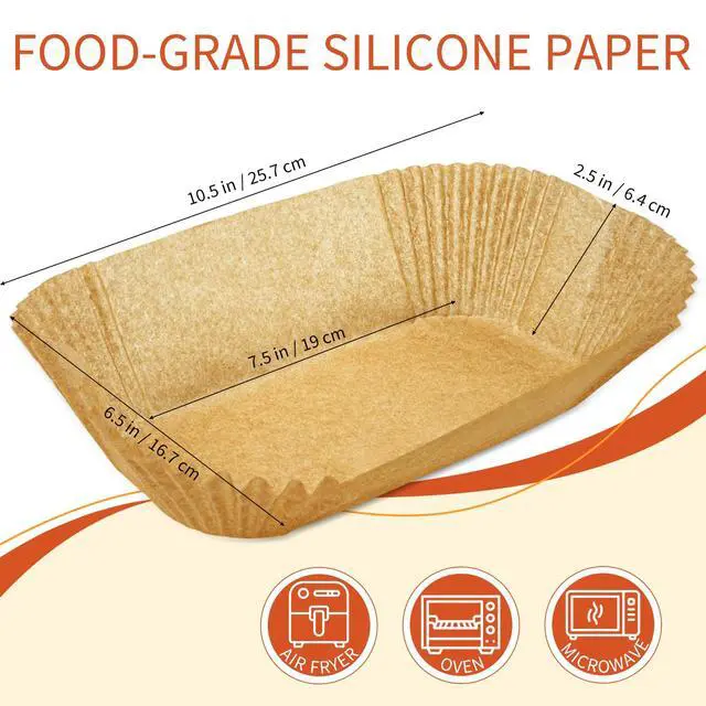 Alt view image 2 of 7 - Loaf Pan Parchment Liners, 9" x 5" Non-Stick Bread Pan Liners, Disposable Loaf Pans Paper for Baking Bread, Cookies, Toasts and Cakes