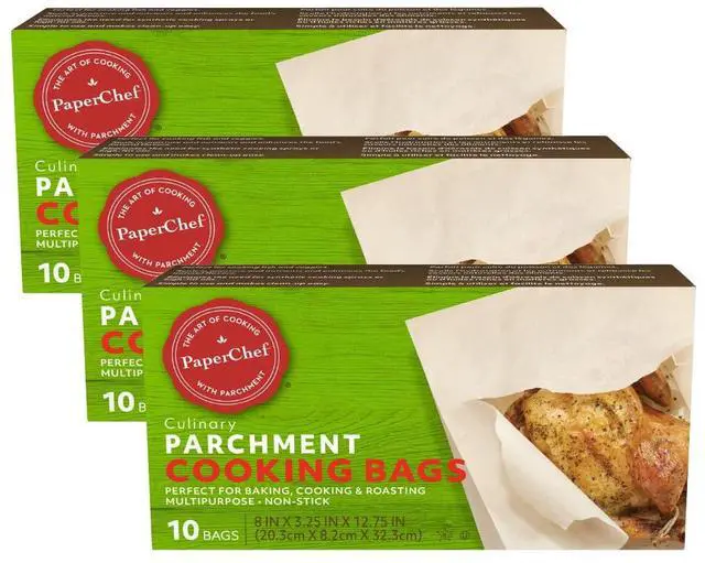 Main image of Parchment Bags Multipurpose Non-Stick Roasting 10 Count 3 Pack