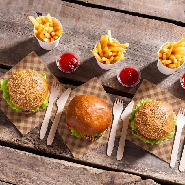 Alt view image 4 of 7 - 200 Pcs 5.9 x 5.9 inch Deli Paper Sheets Wax Paper Sheets for Food Coffee Colored Checkered Basket Liner Grease Resistant Sandwich Wrapping for Hot Dog BBQ Outdoor Picnic Festival Party