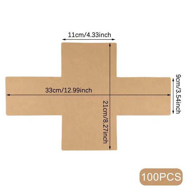 Alt view image 2 of 7 - 100 Pcs 8x4 in Loaf Pan Liners for Baking Bread Pan Parchment Paper