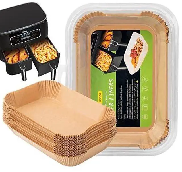 Main image of Air Fryer Liners Disposable for Ninja Dual, 8.6 x 5.5in, 300 Pcs