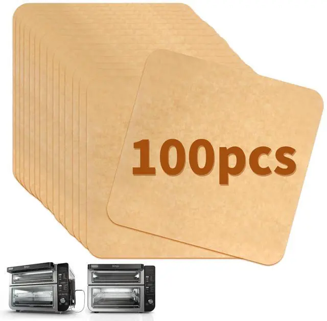 Main image of Air Fryer Parchment Paper for Ninja 12-in-1 Double Oven DCT451 DCT401 DCT601 DCT651, 100PCS Air Fryer Disposable Liners for Ninja Foodi Airfryer Combo