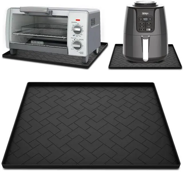 Main image of Silicone Heat Resistant Mat For Air Fryer-18''x15''x0.5''Perfect for Ninja,Cosori,Chefman and Most Air Fryers Bottom Silicone air fryer accessories-Protects Countertops From Damage and Scratches