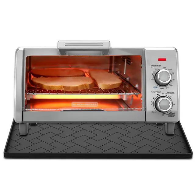 Alt view image 6 of 6 - Silicone Heat Resistant Mat For Air Fryer-18''x15''x0.5''Perfect for Ninja,Cosori,Chefman and Most Air Fryers Bottom Silicone air fryer accessories-Protects Countertops From Damage and Scratches