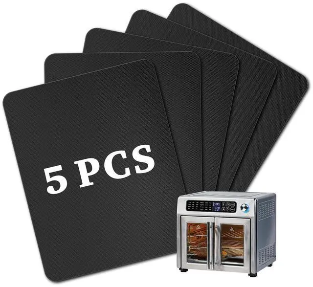 Main image of 5 PCS Teflon Mats Oven Liner for Emeril Lagasse 26 QT French Door 360 Air Fryer, Reusable Air Fryer Liners for Emeril Lagasse Accessories