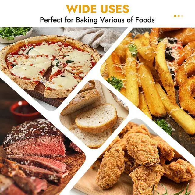 Alt view image 7 of 7 - 11 x 9in Air Fryer Parchment Paper Sheet Liners Compatible with Breville Smart Oven Air Fryer Pro BOV900BSS/ Cuisinart Airfryer Toaster Oven, Airfryer Toaster Combo Accessories(120pcs)