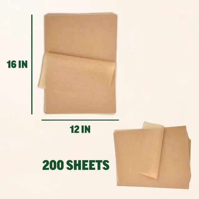 Alt view image 4 of 7 - 12x16 Parchment Paper, 200 Sheets, Pre-Cut, Fits Half Sheet Pans
