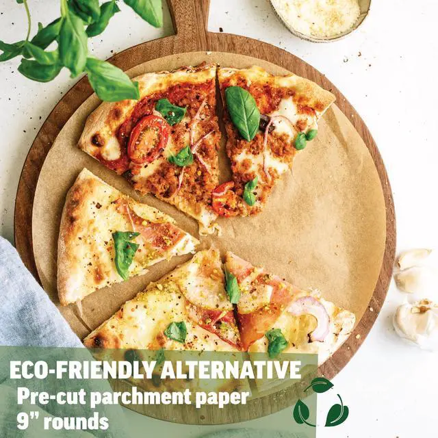 Alt view image 2 of 7 - 9-Inch Parchment Paper Rounds, 100 Sheets, Unbleached, Pre-Cut
