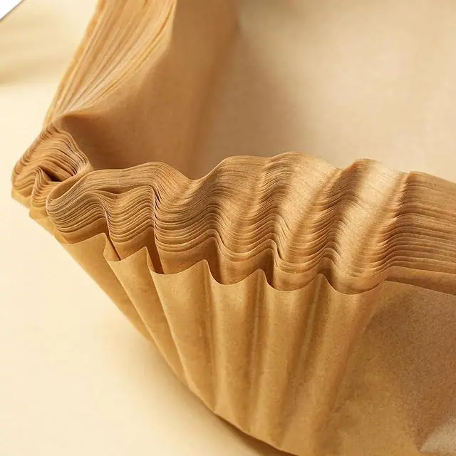 Alt view image 5 of 7 - Air Fryer Liners Disposable Rectangular.100pcs Virgin Pulp Parchment Paper for 4qt-6qt Air Fryer.Food Grade,Non-stick, Oil-proof & Heat Resistant for Baking,Microwave,Cooking & Deep Fryer Accessories