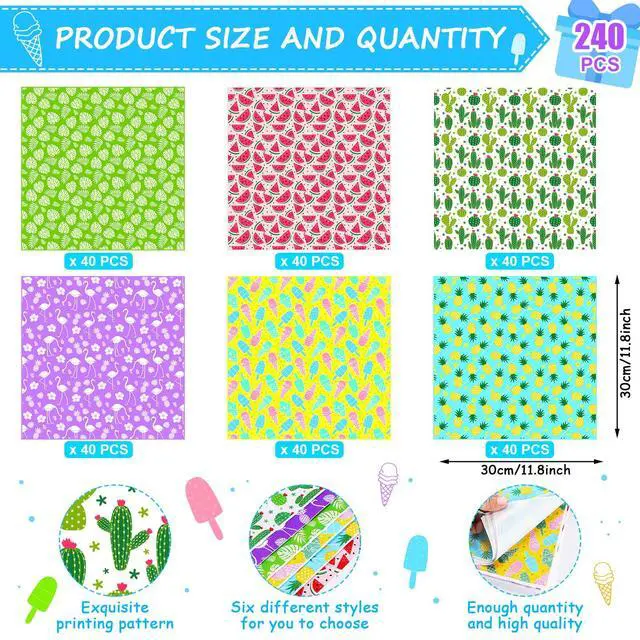 Alt view image 2 of 7 - 240Pcs Wax Paper Dry Waxed Deli Paper Sheets 12x12 inch Sandwich Wrap Parchment Papers Burger Wrapper Food Wrapping Papers Basket Liner for Food Home Kitchen Picnic Summer Beach Party Favors