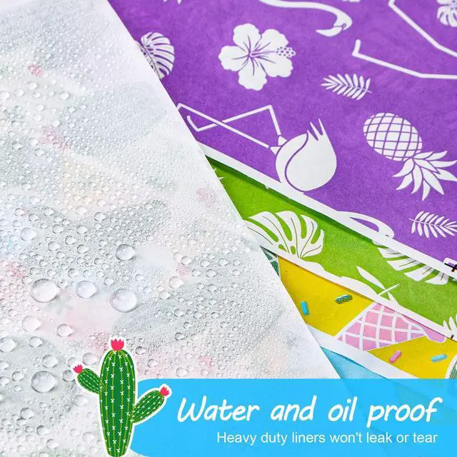 Alt view image 4 of 7 - 240Pcs Wax Paper Dry Waxed Deli Paper Sheets 12x12 inch Sandwich Wrap Parchment Papers Burger Wrapper Food Wrapping Papers Basket Liner for Food Home Kitchen Picnic Summer Beach Party Favors