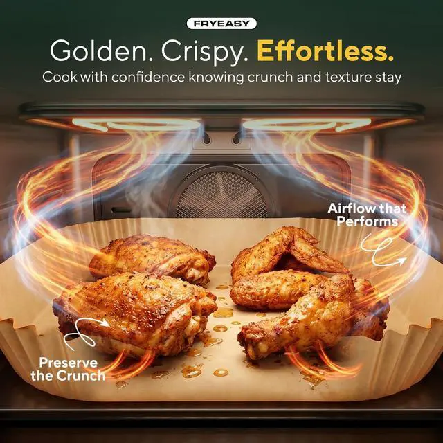 Alt view image 4 of 7 - Air Fryer Liners for Ninja DoubleStack SL401 8-10QT: Disposable Paper Liners for SL201 8QT, SL401 10QT and Crispi 4 QT, Double Stack 50pcs, Suitable for SL401/SL451/SL201