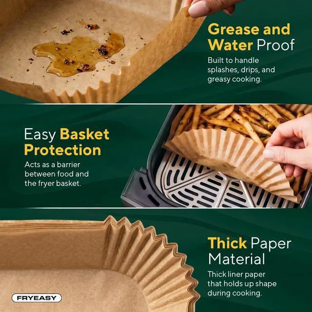 Alt view image 5 of 7 - Air Fryer Liners for Ninja DoubleStack SL401 8-10QT: Disposable Paper Liners for SL201 8QT, SL401 10QT and Crispi 4 QT, Double Stack 50pcs, Suitable for SL401/SL451/SL201