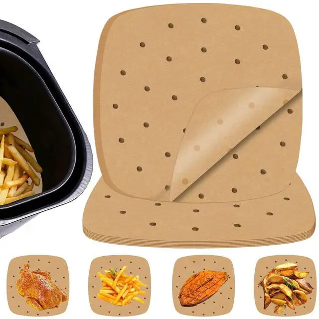 Main image of Air Fryer Parchment Paper Liners, 9 Inch 100 Pcs