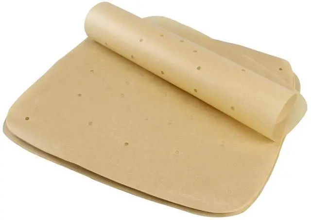 Main image of Air Fryer Parchment Paper Liners11"×11" Square 100Pcs Unbleached Compatible with XXXL Air Fryer,Perfect for 8.5QT/9.5QT/10QT Or Bigger Air Fryers (Brown)