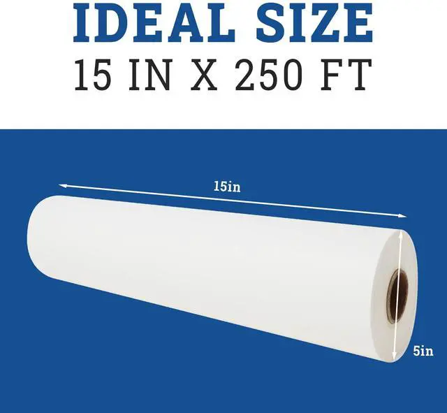 Alt view image 2 of 7 - Parchment Paper Roll (15" x 250 ft) w/Dispenser Box, White | Parchment Paper for Baking & Air Fryer | Food Grade Baking Liners | Non-Stick, Cooking Liner for Grilling & Steaming