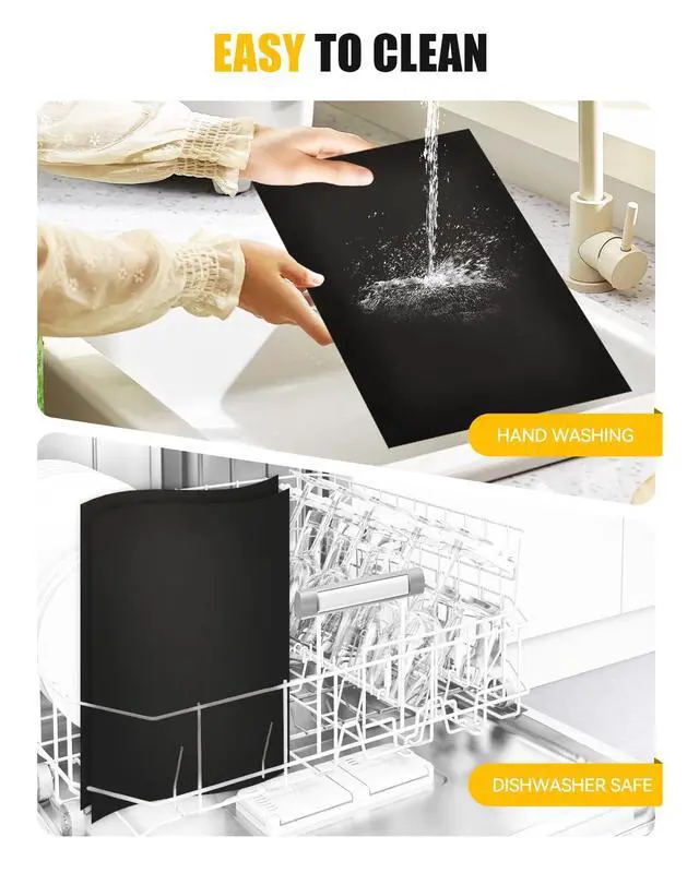 Alt view image 6 of 7 - 130PCs Paper Liners and 4PCs Teflon Mats Compatible with Breville BOV860BSS