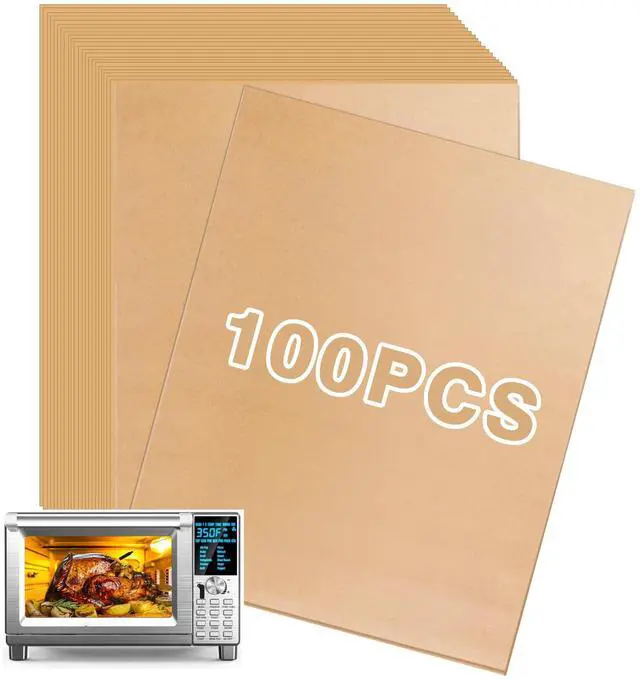 Main image of Air Fryer Liners Disposable,100PCS Parchment Paper Sheets Compatible with Nuwave Bravo Air Fryer Toaster Smart Oven, Air Fryer Accessories for Nuwave 12-in-1 30qt Oven