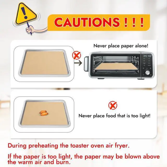 Alt view image 5 of 6 - Inch Air Fryer Liners Compatible with Ninja SP151 SP101/SP201/SP301