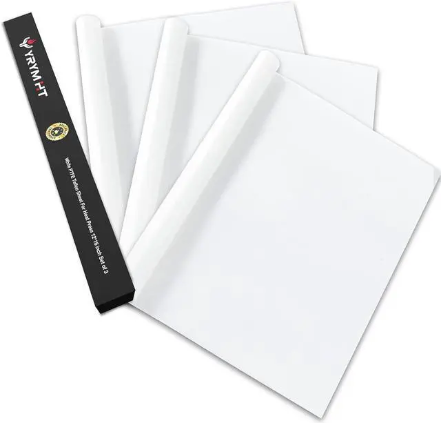 Main image of 3 Pack Non Stick PTFE Sheets 12 x 16" Heat Transfer Paper Reusable Heat Resistant Craft Mat
