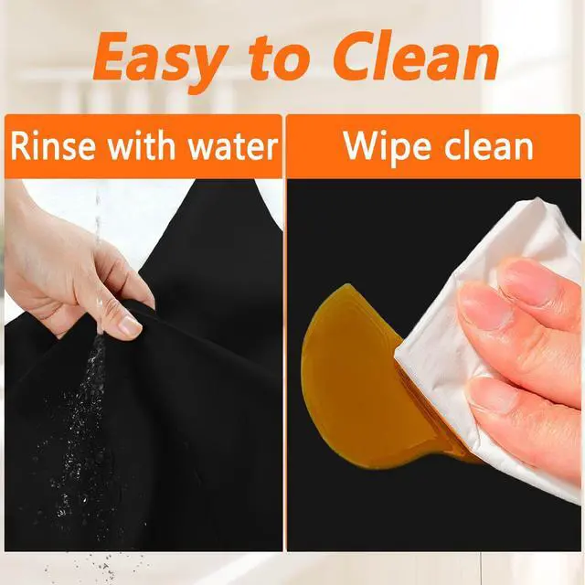 Alt view image 7 of 7 - 120"x24''(305cmx60cm) Extra Large Silicone Mat for Kitchen Counter, Heat Resistant Countertop Protector, Non-Slip Waterproof Kitchen Island Mat, Easy to Clean, Semitransparent
