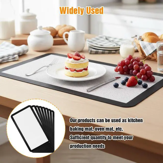Alt view image 5 of 7 - 8 Pcs Small Silicone Baking Mats Compatible with Harvest Right Freeze Dryer Reusable Tray Non Stick Trays Drying Liners for Kitchen