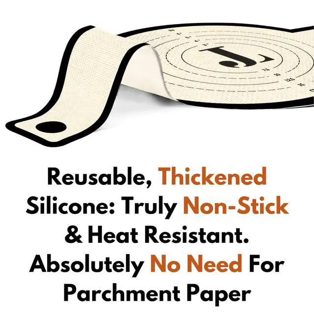 Alt view image 5 of 6 - Introducing The Easy-Lift Dutch Oven Silicone Bread Sling & Scoop & Dust Flour Sifter Combo. A Premium Sourdough Bread Mat & Artisanal Flour Dusting Wand Bread Baking Supplies Set (2pcs)