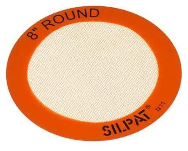 Alt view image 2 of 7 - The Original Round Cake Liner Non-Stick Silicone Baking Mat, 8", AH197-01