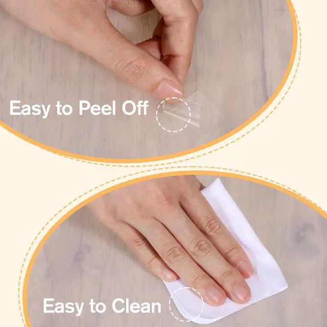 Alt view image 5 of 7 - Clear Silicone Mat,24 X 20 cm/9.45 X 7.87 in Silicone Mats for Crafts,Silicone Mats for Kitchen Counter,Heat Resistant, Non-Slip, Waterproof, Washable Silicone Sheet