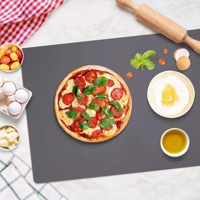 Alt view image 7 of 7 - Silicone Mats for Kitchen Counter, Large Silicone Countertop Protector, 25" x 17" Heat Resistant Desk Saver Pad, Nonskid Multipurpose Mat, Placemat, Non-Slip, 2PCS