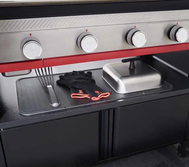Alt view image 2 of 2 - Works Griddle Mid Shelf Mat Durable HeatResistant Silicone Mat (Fits: 30" Slate, 36" Rust Resistent Griddles)