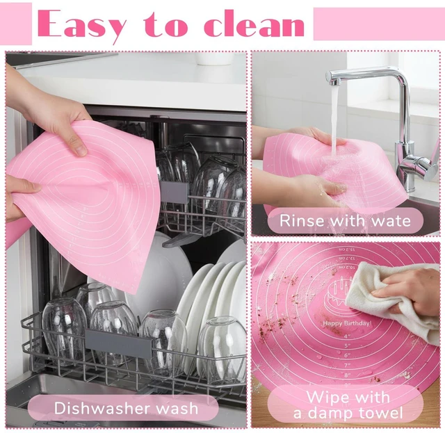 Alt view image 5 of 7 - Round Silicone Baking Mat, 12 Inch (30cm), Reusable Non-Stick