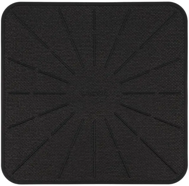 Main image of Induction Cooktop Mat - Silicone Fiberglass Scratch Protector - for Magnetic Stove - Non slip Pads to Prevent Pots from Sliding during Cooking - Square (9inches) Black