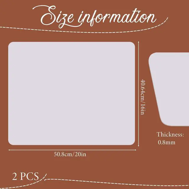 Alt view image 2 of 7 - Large Silicone Mats for Kitchen Counter 16 x 20 Clear Silicone Countertop Protector Mat Food-Grade Non-Slip Waterproof Placemat Nonstick Nonskid Heat-Resistant Pad(2 Pack, Translucent)