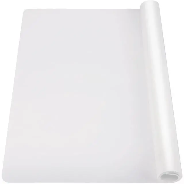 Main image of 31.6x23.5in 2mm Silicone Mats for Kitchen Counter, Extra Large Thick Heat Resistant Bar Mats for Countertop Protector Nonslip Placemat for Air Frye Crafts Work Glass Top Stove Work Translucent