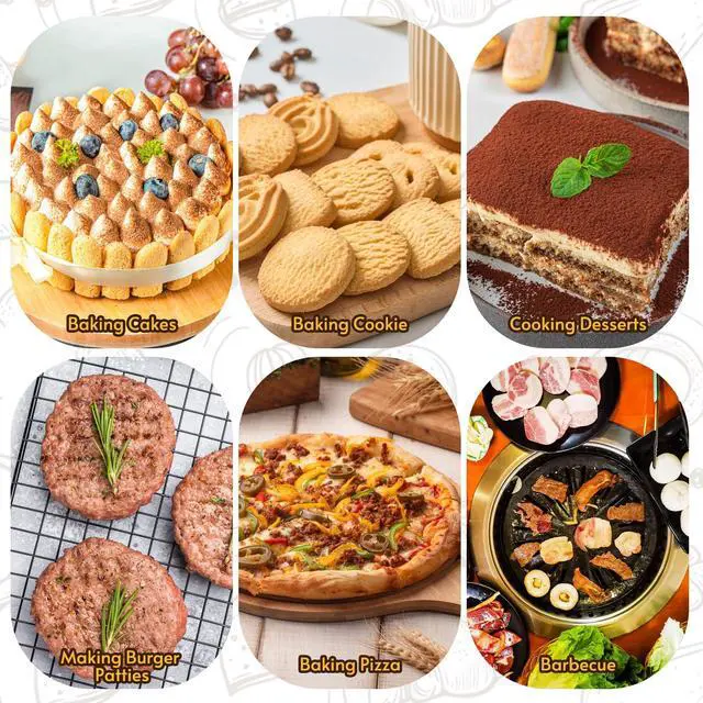 Alt view image 5 of 7 - Silicone Tortilla Press Liners Reusable 3 Square & 3 Round Mats