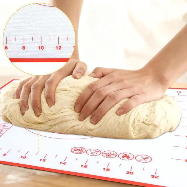 Alt view image 7 of 7 - Silicone Tortilla Press Liners Reusable 3 Square & 3 Round Mats