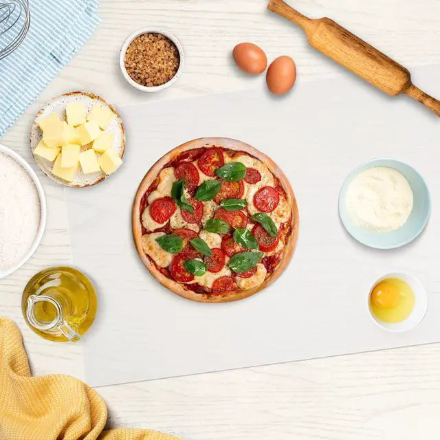 Alt view image 3 of 7 - Large Silicone Heat Resistant Mat 78.7 x 15.7, Nonslip Mats for Kitchen Counter, Countertop Protector, Nonstick Waterproof Craft Table Placemat, Translucent-White