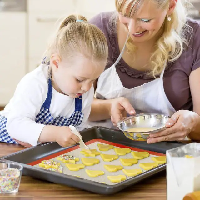 Alt view image 4 of 7 - Square Silicone Baking Mats for 12 Inch Cake Pan/12x12 Cheesecake Pan/Toaster Oven/XL Air Fryer, 11.75"Square Food Grade Silicone Mat for Baking Sheet for Cake/Pastry/Torte/Pie, Non-Stick&Reusable2PCS