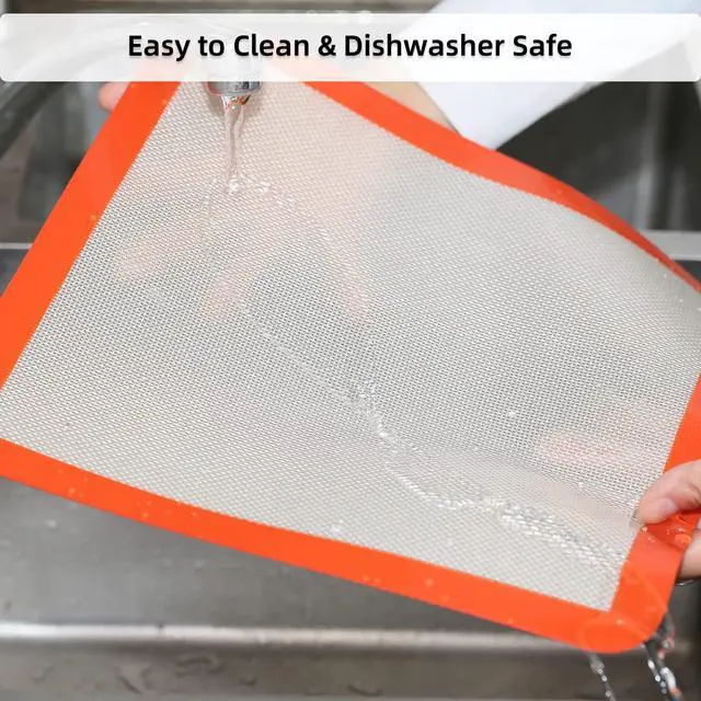 Alt view image 3 of 7 - Square Silicone Baking Mats for 12 Inch Cake Pan/12x12 Cheesecake Pan/Toaster Oven/XL Air Fryer, 11.75"Square Food Grade Silicone Mat for Baking Sheet for Cake/Pastry/Torte/Pie, Non-Stick&Reusable2PCS