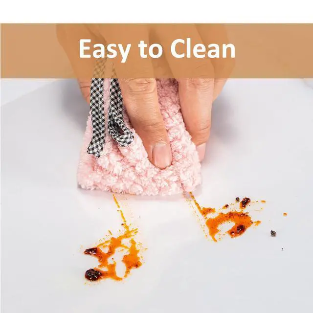 Alt view image 7 of 7 - Clear Silicone Countertop Protector Mat, Non Slip & Heat Resistant Mats for Kitchen Countertop,Silicone Table Desk Protector Mat (23.6" *15.7")