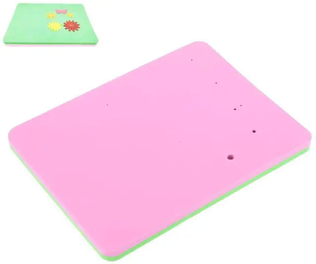 Main image of Fondant Foam Pad with 5 Holes - Silicone Mat for Cake Decorating, Rolling Pin & Clay Tools, Perfect for Fondant, Gum and Air Dry Clay Crafts